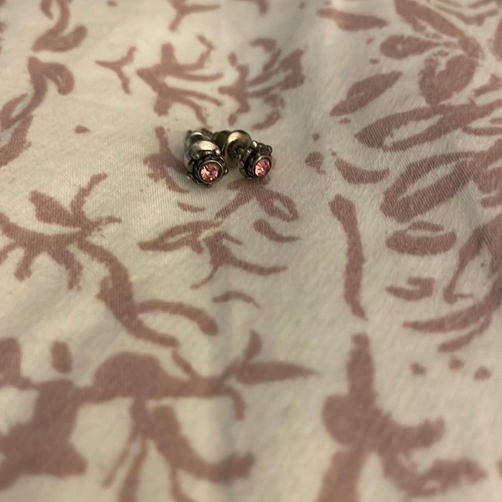 Pink earrings